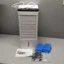 Windowless Portable Air Conditoners, 3-IN-1 Portable AC with Remote, 12H Timer &1.16Gal Tank, 45 Oscillation, 3 Modes 3 Speeds, Fast Cooling Quiet Ventless Swamp Cooler for Room Home Office, Pearl