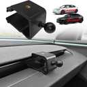 BestEvMod Dashboard Car 1/4 Screw Mount Phone Holder Tablet Mag Safe Compatible with Refreshed Tesla Model Y Juniper Model 3 Highland fits for All Phones & Android 360 (17mm Ball Joint Only)