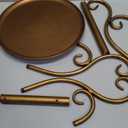 Round Side Table, Small Metal Drink Table for Small Spaces, Modern Martini Table for Living Room, Bedroom, Corners, and Office (Black)