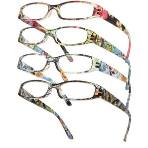 Gaoye +1.75 Readers for Women, Blue Light Blocking Reading Glasses, Stylish Reading Glasses for Women in 4 Patterns