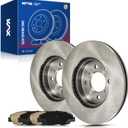 KAX Front Brake Kit, Carbon Fiber Ceramic Brake Pads and Rotors | Fits Hyundai Elantra 2011-2016, Elantra Coupe 2013 2014, Elantra GT 2013-2016, Veloster 2012-2016, Kia 2014-2016