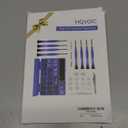 Upgrade Version Magnetic Eye Glass Repairing Kit, Eyeglass Repair Tool Kit with Compact Screw Box Include Nose Pads, Precision Screwdriver Set, Screws, Tweezer for Eyeglass, Sunglass, Spectacles Watch