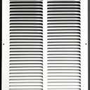 Fits 12x20 Duct Opening Stamped Steel Return Air Grille Vent Cover Grille for Sidewall and Ceiling in White Surface Dimensions: 13.75"W X 21.75"H (12" W x 20" H Duct Opening)