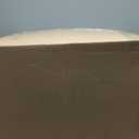 HIGOGOGO Round Stuffed Pouf Ottoman, Long Faux Fur Poufs with Foam Chunk Filling, Fluffy and Furry Pouf Foot Stool Storage Ottoman, 20 X 15 Floor Poufs Foot Rest for Living Room, Beige