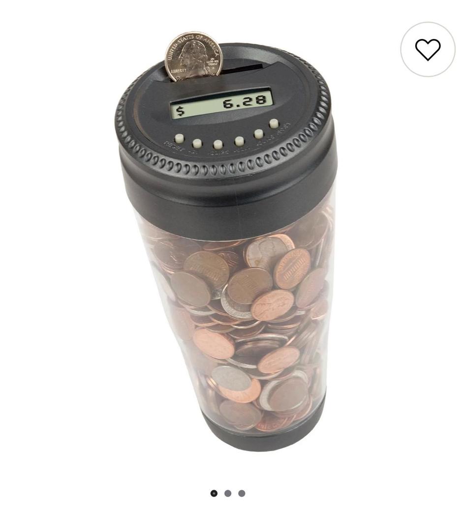 DIRTY DOG Digital Auto Coin Jar Piggy Bank