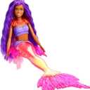 Barbie Mermaid Power Doll Set, Barbie "Brooklyn" Fashion Doll with Phoenix Pet & Accessories, Mermaid Toy with Interchangeable Fins