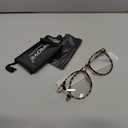 Gaoye Blue Light Blocking Glasses, Retro Round Eyewear Frame Anti Eyestrain Computer Glasses for Women Men (Leopard)