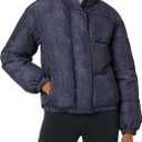Amazon Essentials Women's Relaxed-Fit Mock-Neck Short Puffer Jacket (Previously Daily Ritual), Sand, 4X