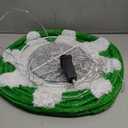 BRIGHTDECK Outdoor Christmas Ornaments, Lighted Pop-Up Outdoor Holiday Ball Decoration with 80 LED Lights, 8 Light Modes, Lighted Collapsible Holiday Decorations for Yard, Home (Green)