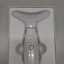 Dopsikn 7 Color Galvanic Machines  Red Light Therapy for Face and Neck, Face Massager Tool for Wrinkles, Double Chin, Vibrating Facial Massager with Thermals, White