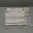 Boho Throw Pillow Covers 20x20 Set of 2 Woven Tufted Farmhouse Pillows Cover with Tassels Textured Striped Cushion Case Neutral Pillow Cases Decorative Pillowcase for Sofa, Couch, Bed, Khaki