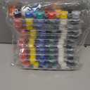 10 Pack Mini Acrylic Paint Set,12 Colors Acrylic Paints Strips for Kids&Adults Craft Paint,140 PCS Kids Painting Kit Container Strips Storage, Perfect for Home Birthday Classroom Party Favors