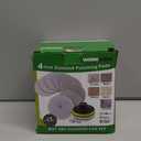 4 Inch Diamond Polishing Pads with 5/8-11 Backer Pad, 12PCS Wet/Dry Granite Stone Polish Pad Kit for Drill, Grinder, Polisher, 50-6000 Grit Polishing Pad for Concrete Marble Rock Countertop Quartz, 4 Inch 50-6000 Grit