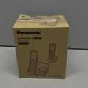 Panasonic Cordless Phone with Answering Machine, Advanced Call Block, Bilingual Caller ID and High-Contrast Display, Expandable System with 2 Handset Cordless Telephones - KX-TGD832M (Metallic Black)