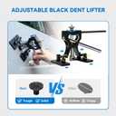 Dent Puller Kit for Car, Paintless Dent Removal Kit with Lightweight Dent Lifter, 2-in-1 T-bar Puller, Rubber Hammer Kit & Versatile Suction Cups for Auto Body Dent Repair Hail Damge or Door Dings