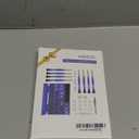 Upgrade Version Magnetic Eye Glass Repairing Kit, Eyeglass Repair Tool Kit with Compact Screw Box Include Nose Pads, Precision Screwdriver Set, Screws, Tweezer for Eyeglass, Sunglass, Spectacles Watch