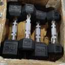 CAP Barbell Coated Dumbbell Weight | Multiple Options Pairs & Sets (50 lb - Set (5 lb x 2 & 20 lb x 2))