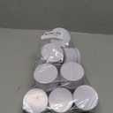 Aroparc White Candle Tins 4oz, 12 Piece Bulk Candle Containers for Candle Making Supplies - White WITH ROSE CANDLES INSIDE
