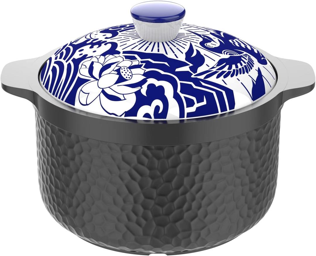 Heavy Duty Claypot - Replaces both a dutch oven and stock pot (4.8 Quart)