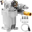 VEVOR Pressure Washer Pump, 3/4" Shaft Horizontal, 2500-3400PSI, 2.5 GPM, Replacement Power Washer Pumps, Parts Washer Pump, Compatible with Honda, Simpson, RYOBI, Briggs & Stratton, Subaru, Craftsman