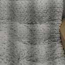 KSIIA Washable Dog Bed Deluxe Plush Dog Crate Beds Comfy Kennel Pad Anti-Slip Pet Sleeping Mat for Large, Jumbo, Medium, Small Dogs Breeds, 41" x 27", Gray