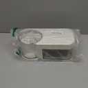 Makeup Organizer, 360-Degree Rotating Desk Organizers with Lid, Cosmetic Display Case with Drawer, Art Supply Storage Box Caddy for Office Desk, Vanity, Countertop, Bathroom, White