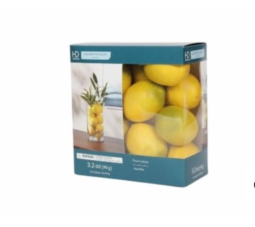 HD Designs Lemon Vase Filler - Yellow