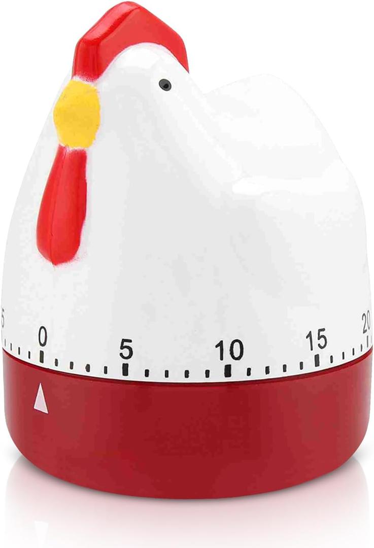 Cute Kitchen Timer, Mechanical Lovely Chicken Timer 60 Minute Egg Kitchen Cooking Digital Manual for Kids Mechanical