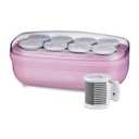 Conair Hot Rollers for Long, Medium & Short Hair, 8 Ceramic Flocked 2-Inch Heated Hair Rollers with Clips, Hot Curlers for Women, Volume & Curls, Lilac