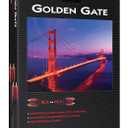 Audioquest Golden Gate Stereo Cable with 4 RCA Plugs, 0.6 m.