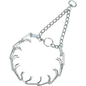 Herm Sprenger Ultra-Plus Prong Dog Training Collar, 2.25 mm x 13" Neck Size, 2.25 mm, Steel Chrome Plated Dog Prong Collar, Pinch Collar for Dogs, Dog Correction Collar