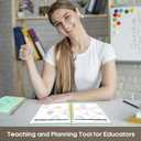 2 x Planner 2025-2026, Academic Year Weekly and Monthly Calendar Planner, July 2025 - June 2026, Spiral Bound School Planning Tool, Perfect for Teacher, Student, Woman & Men - A5 (6.3" x 8.5"), Seafoam