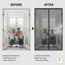 Premium Magnetic Screen Door, Heavy-Duty Reinforced Mesh, Ultra-Dense Weave, Smooth Auto-Close, Pets & Kids Hands-Free, No-Gap Seal