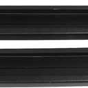 CDQL 2PCS Appliance Rollers Heavy Duty - Furniture Washing Machine Dolly - Black Extendable Washing Machine Dolly Bracket - 16 Wheels with Brake 661lbs Bearing Fridge Moving Base