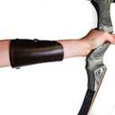 Leather Archery Armguard Essential Leather Armguard | Left/Right Hand | Real Leather Protective Armguard