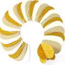 White-Gold Champagne Gold 3D-Heart Garland - 39Ft Christmas Wedding Engagement Hanging Decoration Streamers Banner,Bachelorette Neutral Baby Bridal Shower Valentines Party Decor Ouruola