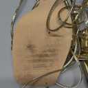 DREAM PAIRS Heels for Women Strappy High Stiletto Lace Up Heeled Sandals Square Open Toe Heels for Prom Party Dating (9.5, Gold-pu)