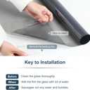 Window Tinting Film - Superior Heat Rejection, Blocks 99% Harmful UV Rays, Enhances Privacy, Reduces Glare, Long-Lasting for Residential & Commercial Use (Ice Blue 35.4 InchX 16.4 Feet)