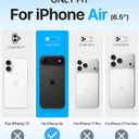 for iPhone 17 Air Case, [Ribbed Non-Slip Sides] [Military-Grade Drop Protection] [Full Camera Protection] Anti-Yellow Soft-Touch Shockproof Slim Phone Case for iPhone 17 Air, Midnightblue