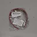 VELSCRUN Bright Pink Headband Satin Headbands for Women Girls Non Slip 1.3 Inch Women Hair Bands Halloween Cosplay Diy Holiday Head Band Gifts for Mothers Sisters Hair Accessories