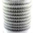 2 x Foil Cupcake Liners Baking Cups Paper Standard Silver, 200 Pack