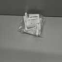 2 x TonGass 4-Pack RV Curtain Holders with Screws (White)  Camper & Motorhome Curtain Clips for Window Drapes, Heavy-Duty Plastic Retainers for RV, Boat, and Trailer Curtains