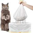 Sifting Litter Box Liners 14 Count,Drawstring Jumbo Cat Litter Bags Fits All Litter Box,Cat Products