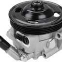 WMPHE Power Steering Pump with Pulley Compatible with Ford Edge 3.5L 3.7L V6 2011 2012 2013 2014, Compatible with Lincoln MKX 3.7L V6 2011 2012 2013 2014, Replacement for 21-4062, CT4Z3A696B