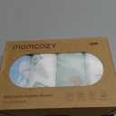 Momcozy Muslin Swaddle Blankets, 4-Pack Breathable and Skin-Friendly Receiving Blankets, Best Wishes Swaddle Blanket Shower Gifts & Baby Registry Essentials, Large 47"x47", Ocean Pixie Dream