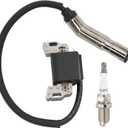 595304 Ignition Coil Magneto Armature, for BS 799650 592841 795315 17HP 17.5HP 19.5HP 20HP Intek OHV Engine Poulan Craftsman MTD Troy-Bilt Lawn Mower Engines Magneto Armature