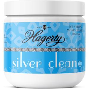 2 x Hagerty Silver Cleaner and Tarnish Remover for Silver Jewelry, Dipping Basket Included-Kosher Certified, Made in The USA, 7 fl. oz.