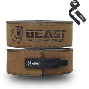 Weight Lifting Belt Lever Buckle 10MM 13MM Thick & 4 Inches Free Strap Weightlifting, Powerlifting, Deadlifts, Squats Men Women, S Weight Lifting Belt Lever Buckle 10MM 13MM Thick & 4 Inches Free Strap Weightlifting, Powerlifting, Deadlifts, Squats Men Women, S