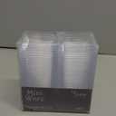 Bluesky Trading MiniWare Clear Plastic Square Plate(Pack Of 50)- 2" x 2" x .5" -Elegant Design, Perfect Party Essentials Of Appetizers, Desserts & Small Bites For Parties, Receptions & Catering Events