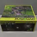 Dynaming 4 Pack Solar Hanging Lights Outdoor, Solar Powered Garden Decorative Lanterns with 4 x 38 Inch Shepherd Hooks, Waterproof Landscape Lighting for Lawn Patio Yard Pathway Driveway, Warm White